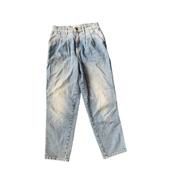 Free People 80’s Style Retro High Rise Tapered Jeans - Picture 1 of 9